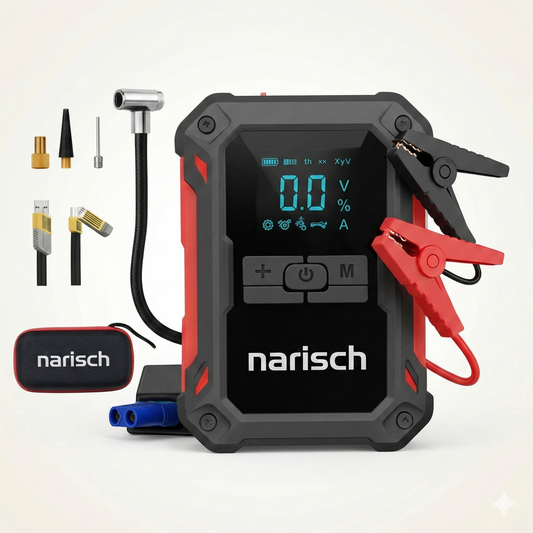 Narisch 2-in-1 Mobile Jump Pack & Tire Inflator