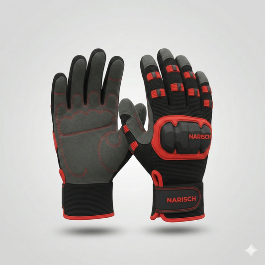 Impact-Resistant Mechanic Work Gloves